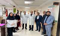 بازدید دکتر امیدوار رضائی از بخش ها و واحد های درمانی مرکز، بمناسبت فرارسیدن عید نوروز و عید سعید فطر