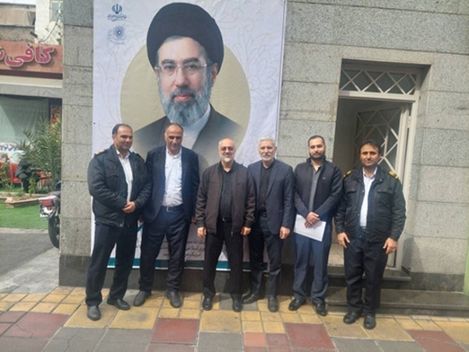 بازدید مدیریت محترم حراست دانشگاه علوم پزشکی شهید بهشتی از بیمارستان لقمان حکیم